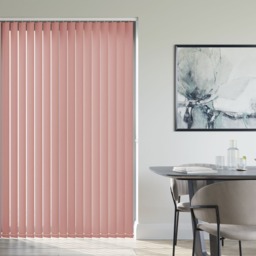 Bella Blush Pink Vertical Blinds Vertical Blind - thumbnail 2