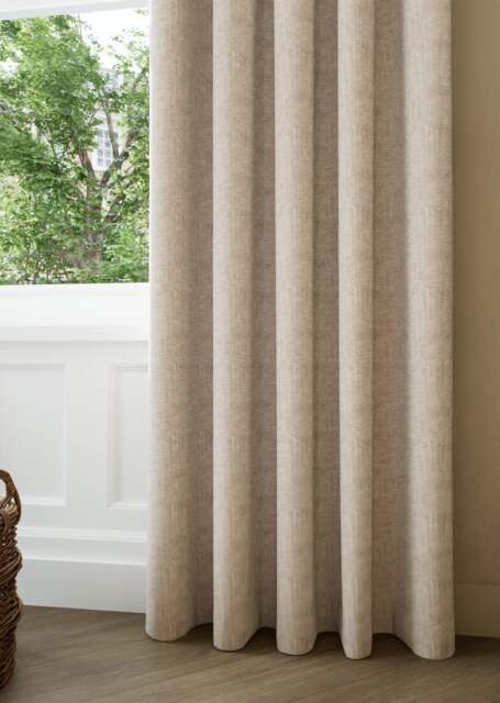 Jute Artisan Herringbone Curtain - image 1