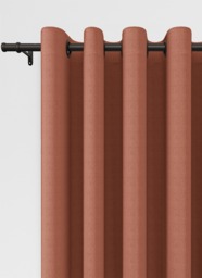 Saffron Terracotta Eyelet Curtain