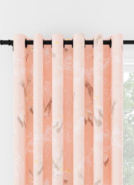 Laura Ashley Animalia Blush Eyelet Curtain Eyelet Curtain - image 1