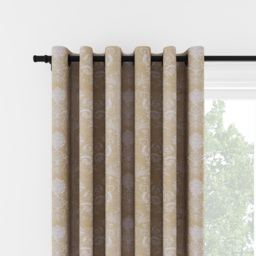 Laura Ashley Josette Woven Gold Eyelet Curtain Eyelet Curtain - thumbnail 2