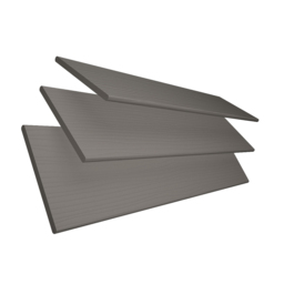 Deco Taped Pewter Wooden Blind - thumbnail 2