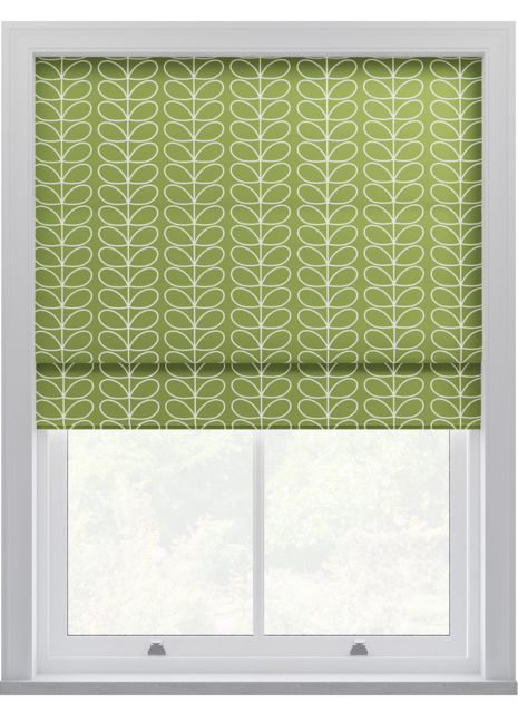 Orla Kiely Linear Stem Chalky Green Roman Blinds Roman Blind - image 1