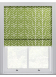 Orla Kiely Linear Stem Chalky Green Roman Blinds Roman Blind - thumbnail 1