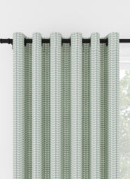 Orla Kiely Tiny Stem Duckegg Eyelet Curtain Eyelet Curtain - thumbnail 1