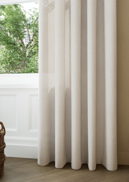 Sand Jute Weave Sheer Curtain - image 1