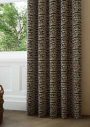 Midnight Jacquard Pebble Curtain