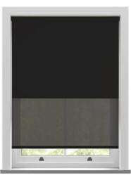 Como Drama & Nico Black Double roller Blind Double Roller Blind - thumbnail 1