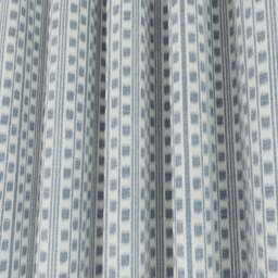 Teal Mosaic Stripe Curtain - thumbnail 2