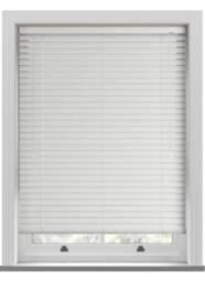 Turin 25mm Perforated White Venetian Blind - thumbnail 1