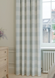 Sophie Allport Gingham Pale Blue Curtain - thumbnail 1