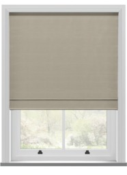 Koi Faux Silk Brown Roman Blind