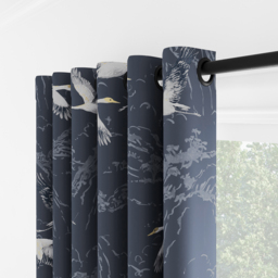 Laura Ashley Animalia Midnight Eyelet Curtain Eyelet Curtain - thumbnail 2