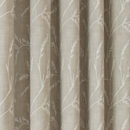Warm Nougat Embroidered Meadow Curtain - thumbnail 2