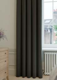 Dark Driftwood Soft Canvas Curtain - thumbnail 1