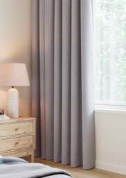Taupe Stone Soft Canvas Curtain