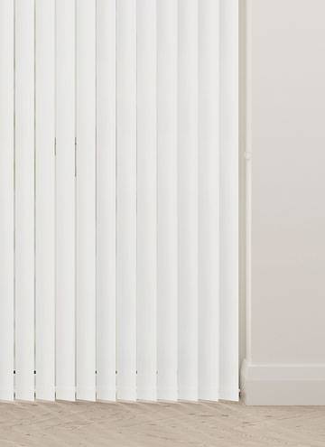 Bella Blackout Paper White Vertical Blind - image 1
