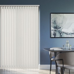 Bella Blackout Paper White Vertical Blind - thumbnail 2