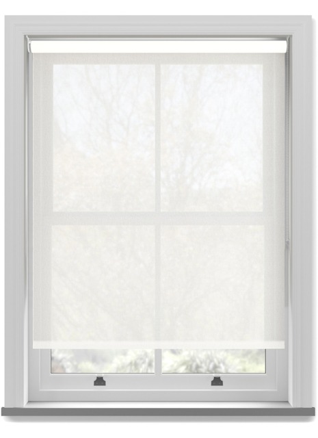Voile Pure White Twist Roller Blind Roller Blind - image 1