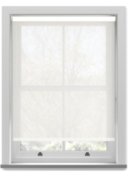 Voile Pure White Twist Roller Blind Roller Blind