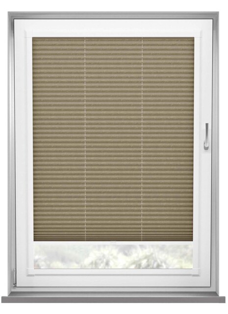 Mirabella Solar Crush Espresso Perfect Fit Pleated Blind - image 1
