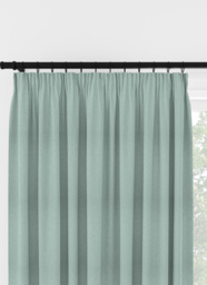 Laura Ashley Easton Grey Green Pencil Pleat Curtain Pencil Pleat Curtain - thumbnail 1