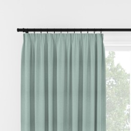 Laura Ashley Easton Grey Green Pencil Pleat Curtain Pencil Pleat Curtain - thumbnail 2
