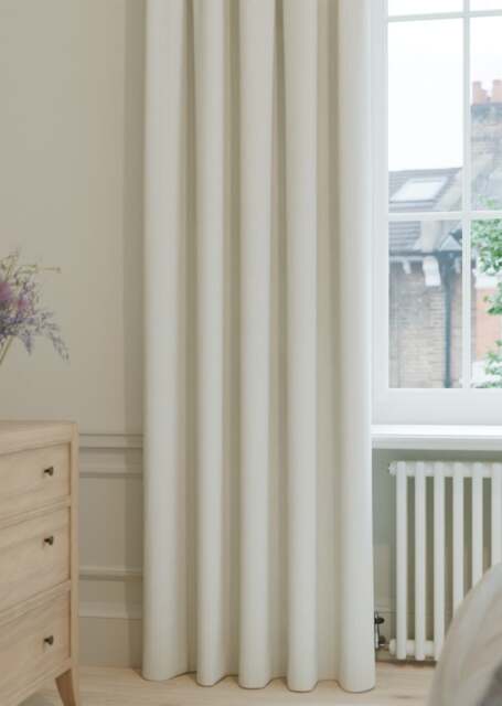 Ivory Stripe Jacquard Curtain - image 1