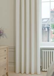 Ivory Stripe Jacquard Curtain - thumbnail 1