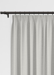 Renai White Pencil Pleat Curtain