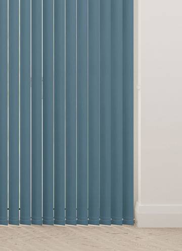 Bella Blackout Smoke Blue Vertical Blind - image 1