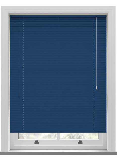 Turin 25mm Gloss Blue Venetian Blind - image 1