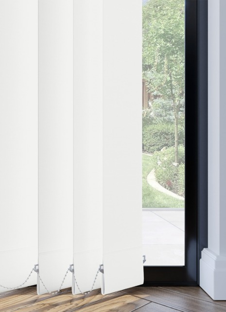 Ava Blackout White Vertical Blind - image 1