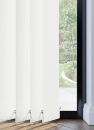 Ava Blackout White Vertical Blind - thumbnail 1