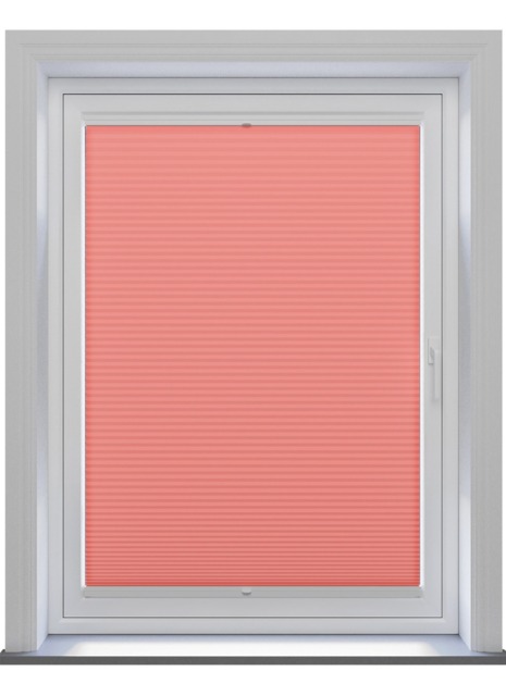 Pleated Red Clic Fit Pleated Blind - image 1