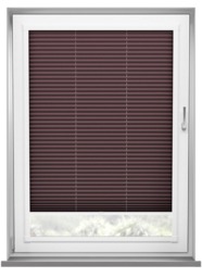 Tropez Mulberry Pleated Blind - thumbnail 1