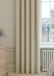 Oyster Boucl Curtain