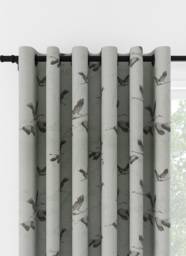 Laura Ashley Animalia Embroidered Pale Duck Egg Eyelet Curtain Eyelet Curtain - thumbnail 1