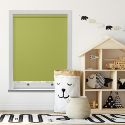 Electric Bella Blackout Vine Green Roller Blind - thumbnail 2