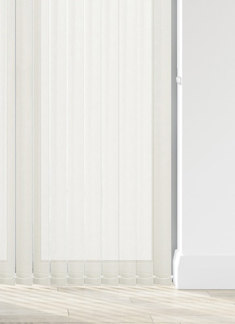 Mood Voile Cotton White Vertical Blinds Vertical Blind - image 1