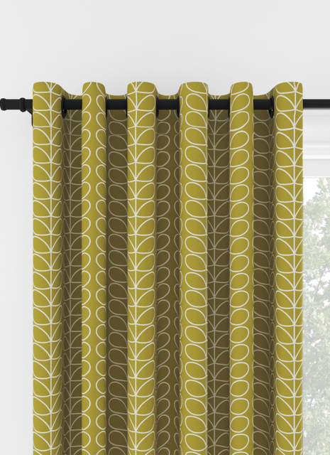 Orla Kiely Linear Stem Seagrass Eyelet Curtain Eyelet Curtain - image 1