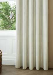 Sage Stripe Curtain - thumbnail 1