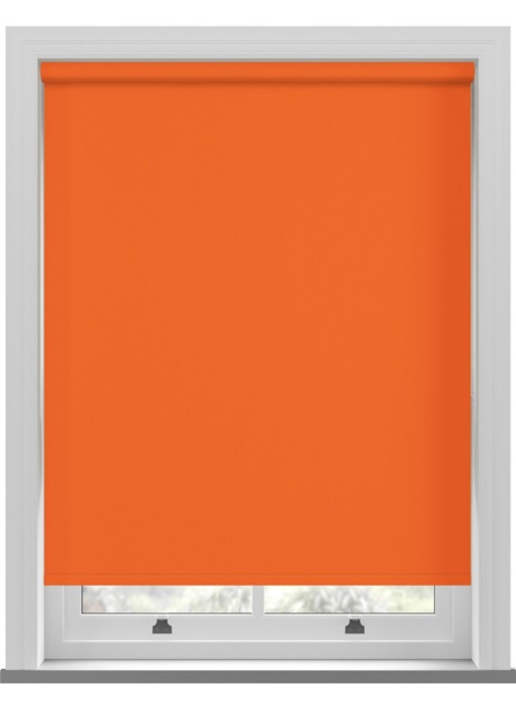 Unishade Blackout Rayon Orange Roller Blind - image 1