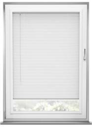 Turin 25mm Perforated White Venetian Blind