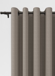 Saffron Hessian Eyelet Curtain