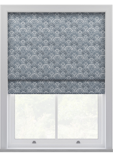 Laura Ashley Musica Velvet Dusky Seaspray Roman Blind Roman Blind - image 1