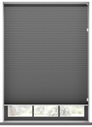 Lexington Blackout Grey Honeycomb Blind Honeycomb Blind - thumbnail 1