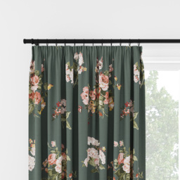 Laura Ashley Rosemore Fern Pencil Pleat Curtain Pencil Pleat Curtain - thumbnail 2