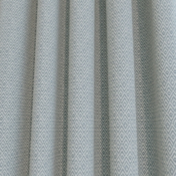 Powder Blue Diamond Chevron Curtain - thumbnail 2