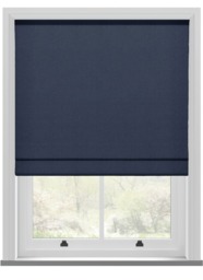 Renai Dark Blue Roman Blind - thumbnail 1